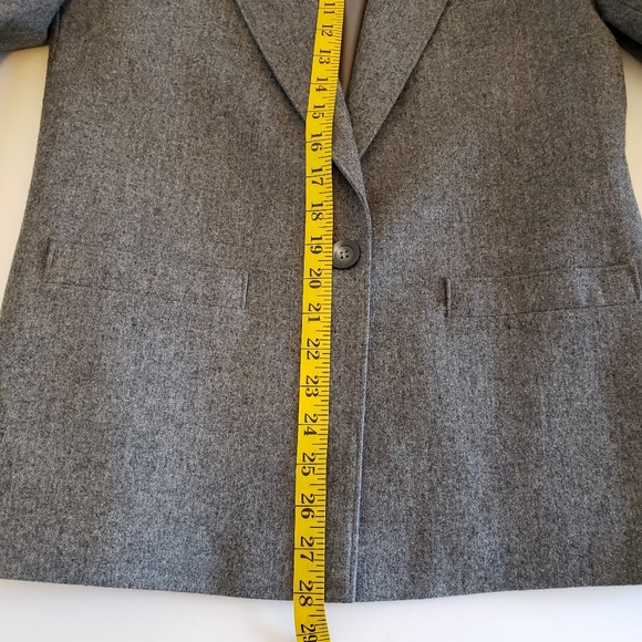 PENDLETON | Petite Wool Blazer Gray Size 8 - Picture 2 of 6